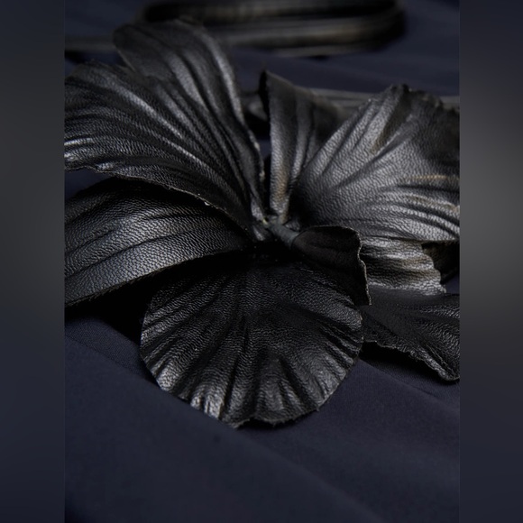 Halston May Chiffon Belted Caftan Dress - Picture 8 of 8